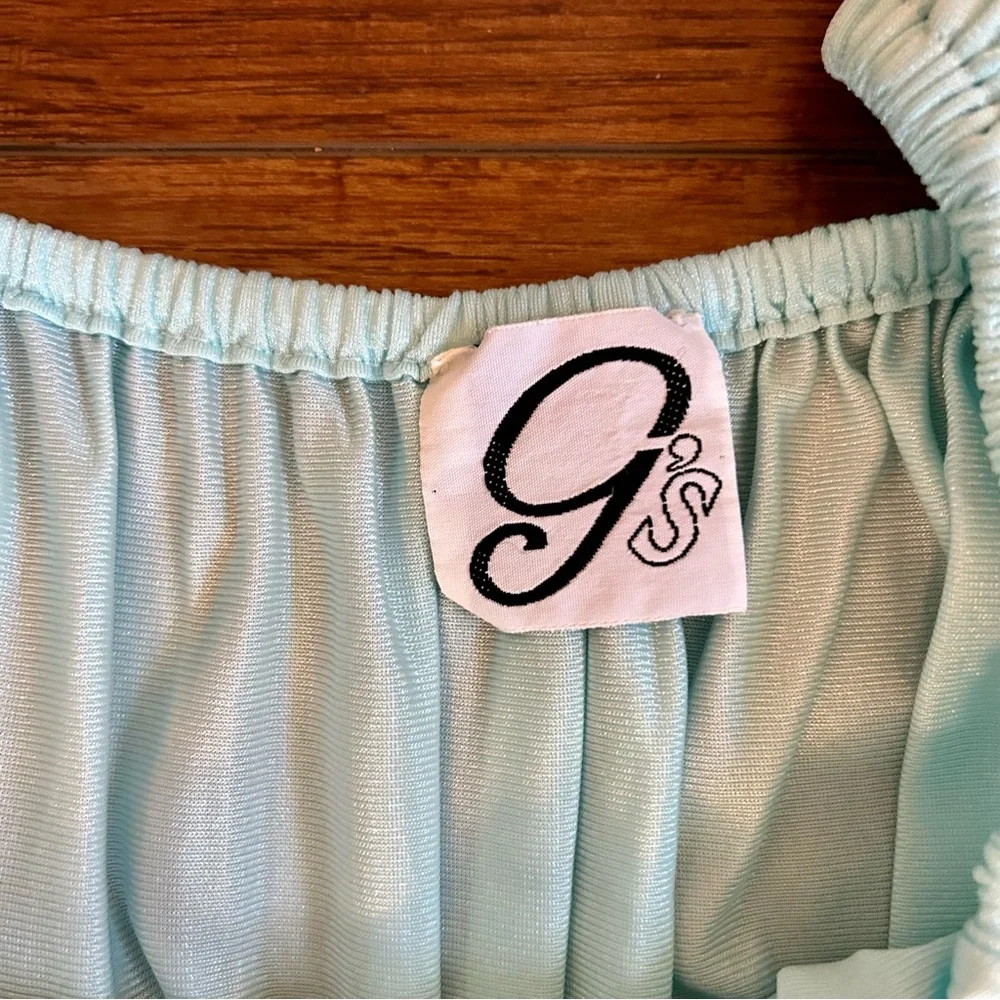 Off the Shoulder Prairie Dress Night Gown Vintage - Picture 11 of 11